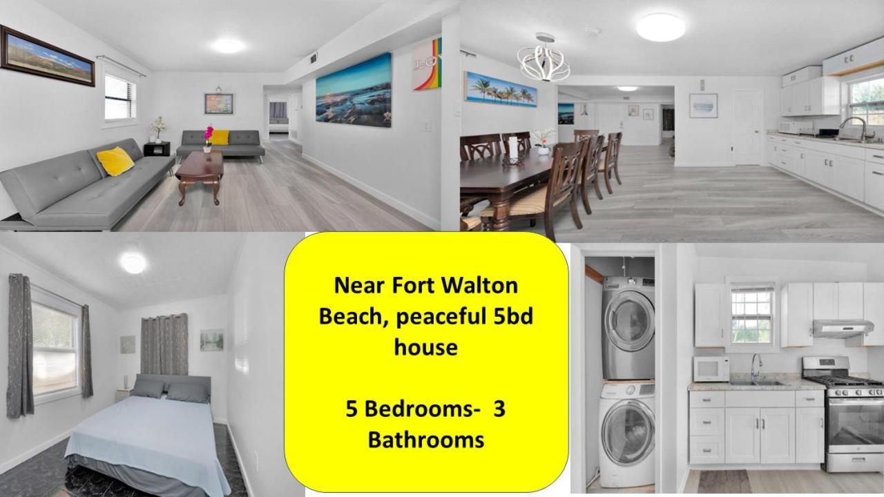 Near Fort Walton Beach, Peaceful 5 Bedrooms House Dış mekan fotoğraf
